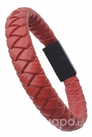 Pulsera Cable Cargador Datos De Cuero Usb A Tipo C