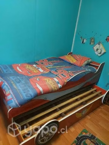 Cama auto nido de 1 plaza