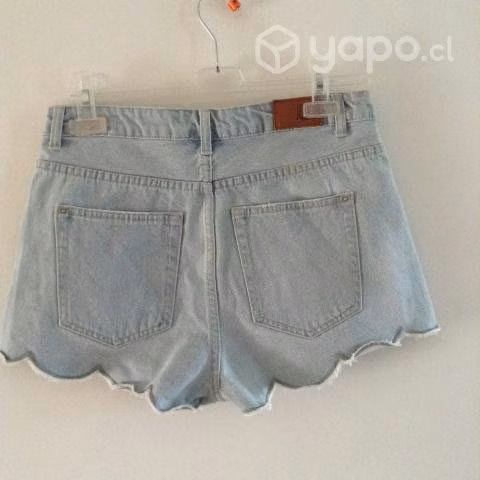 Short juvenil de jeans Marca Ausie 100% Algodón - Imagen 3