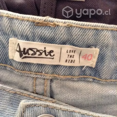 Short juvenil de jeans Marca Ausie 100% Algodón - Imagen 5