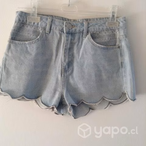 Short juvenil de jeans Marca Ausie 100% Algodón