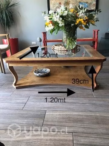 Mesa de centro de raulí