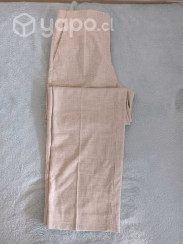 pantalón beige talla 40 H&M