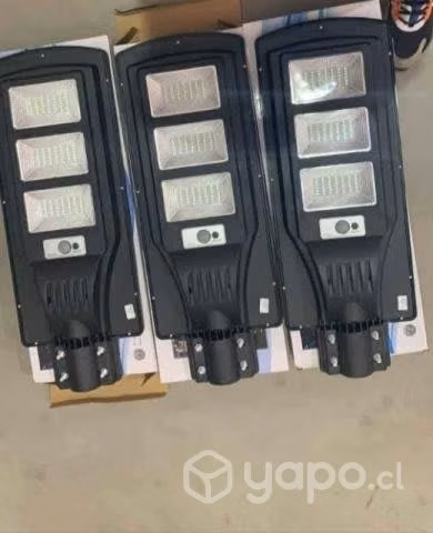 Pack X 3 Foco Solar LED 120W +Soporte y Control