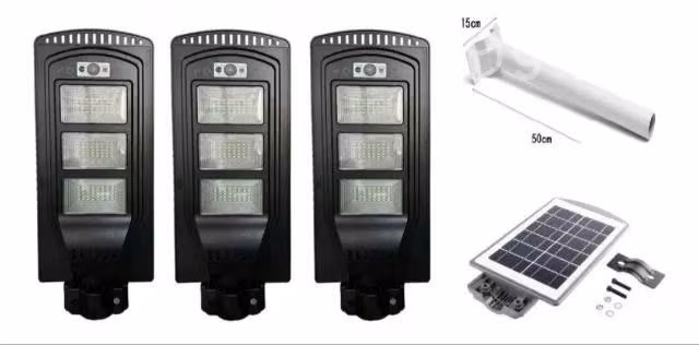 Pack X 3 Foco Solar LED 120W +Soporte y Control