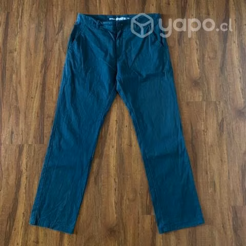 Pantalones Straight Verde