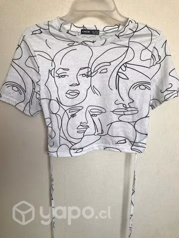 Polera espalda descubierta