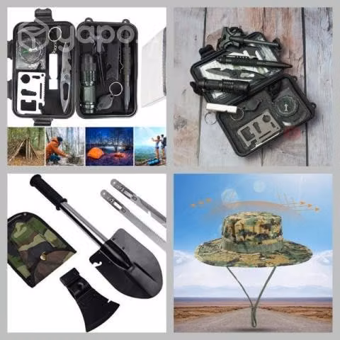 Kit supervivencia 14 accesorios