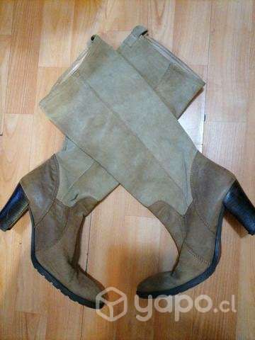 Botas cuero y gamuza - Imagen 2