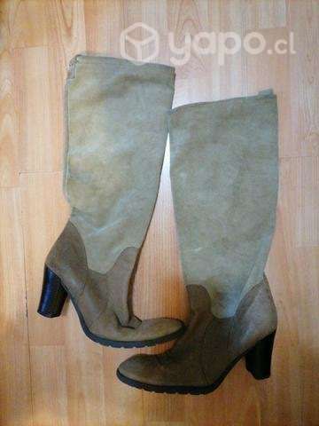 Botas cuero y gamuza - Imagen 3