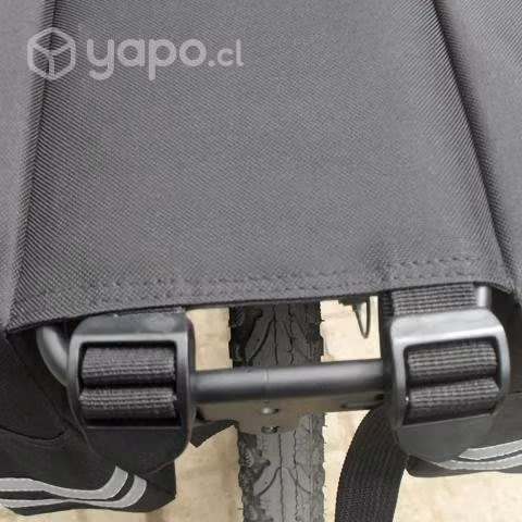 Bolso Bicicleta Organizador Tela 70x30x12 CM Negro