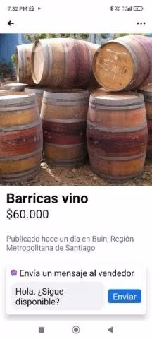 Barricas para decoracion