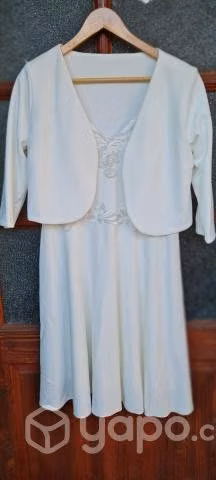 Hermoso vestido de novia civil