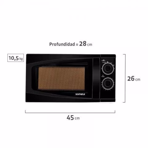 Microondas Somela 17 Litros Fancy BK1700