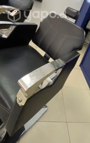 Silla de barbería reclinable