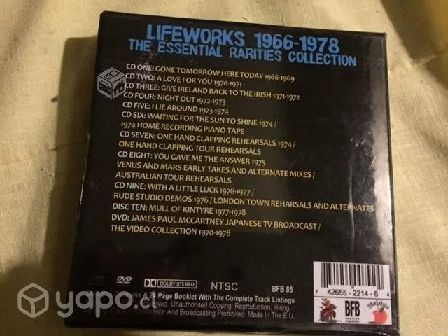 Paul McCartney Wings Lifeworks 1966-1978 box