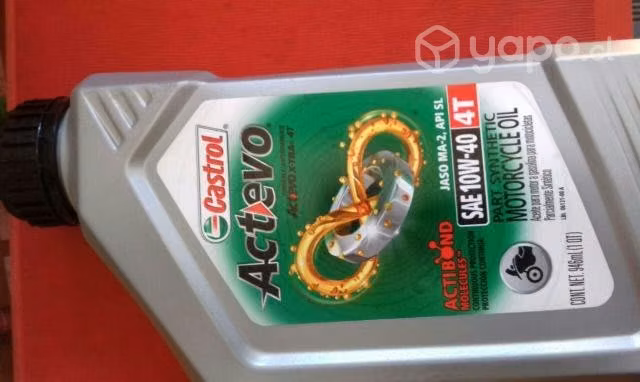 Aceite actevo semisintético castrol 10w40, 946 ml