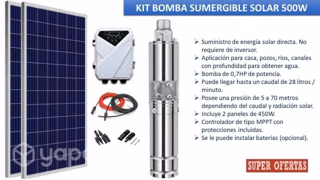 Bomba 500 w pozo profundo