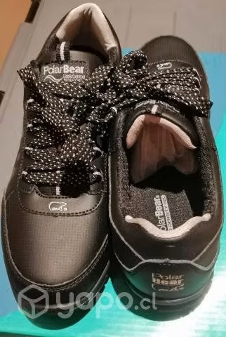 Zapatilla negra mujer polar bear