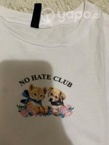 Polera de gato y perro