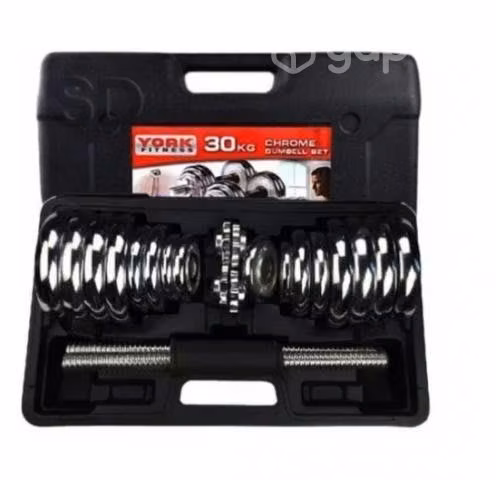 Set De Mancuernas Con Maleta 30 Kg