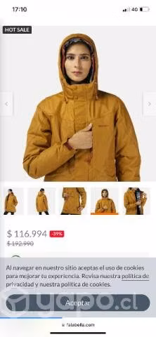 Parca haka Honu Impermeable