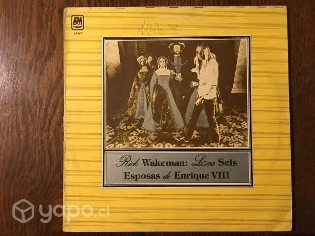 Rick Wakeman Siete Esposas de Enrique VIII Vinilo