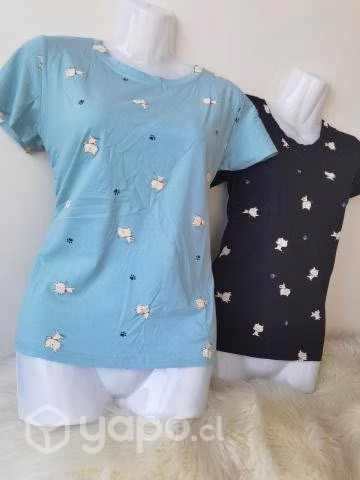 Remera o camisa manga corta mayor