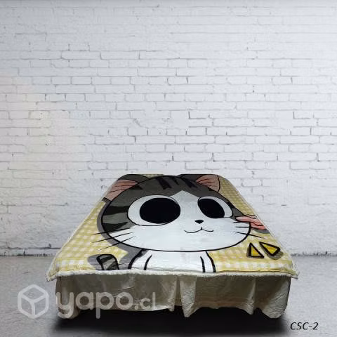 Cobertor sherpa 1,5 plazas Animé-Kawaii