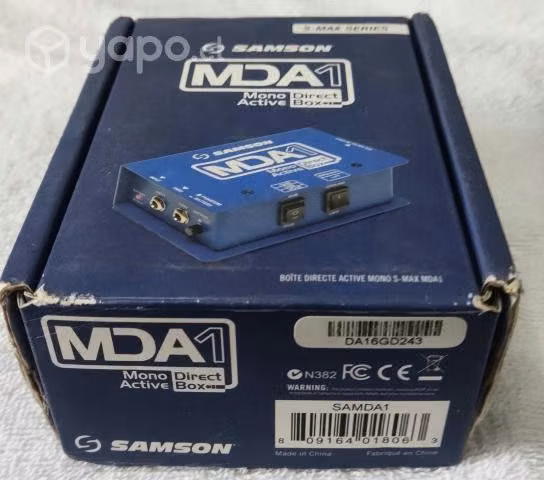 2 caja directa activa mono samson mda1