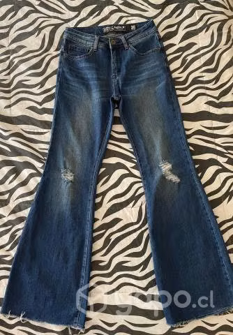 Jeans Rolly Go Mujer Regular Patas Anchas - Imagen 2