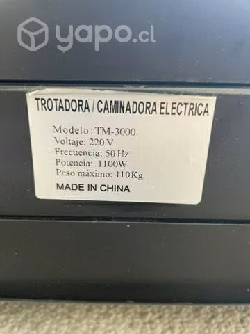 Caminadora trotadora eléctrica