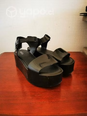 Sandalias plataforma melissa negro