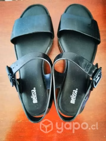 Sandalias plataforma melissa negro - Imagen 4