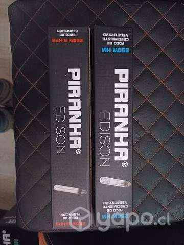 Carpa Indoor Piranha 80x80 (250W) + accesorios