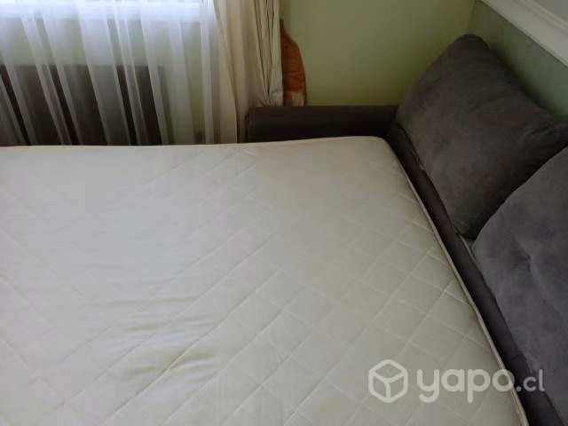 Sofa-catre dos plazas