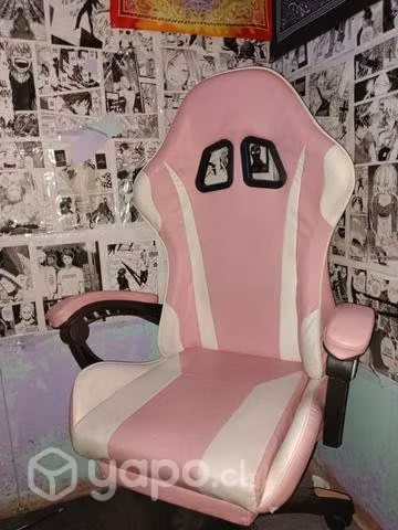 Silla Gamer Rosa - Imagen 3
