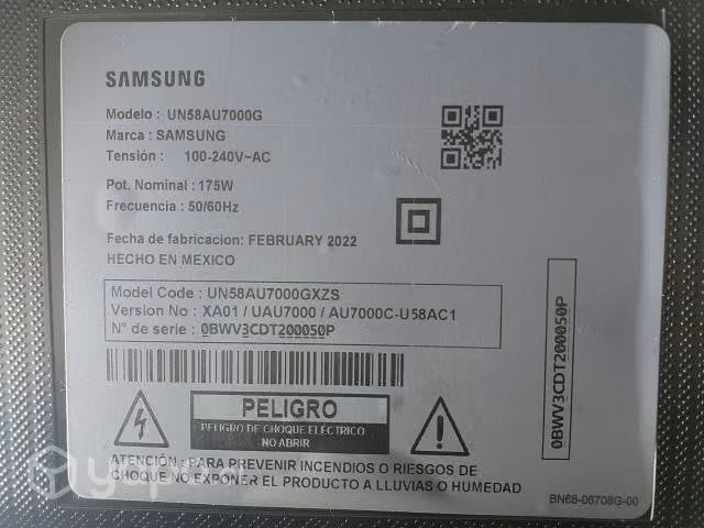 Smart Tv Samsung Series 7 Un58au7000 Led 4k 58