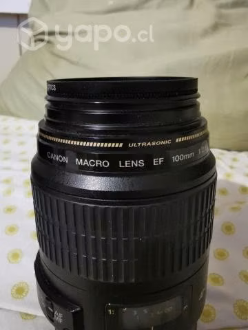 Canon EF 100mm macro f2.8 usm en excelente e