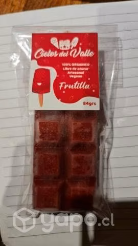 Paletas artesanales
