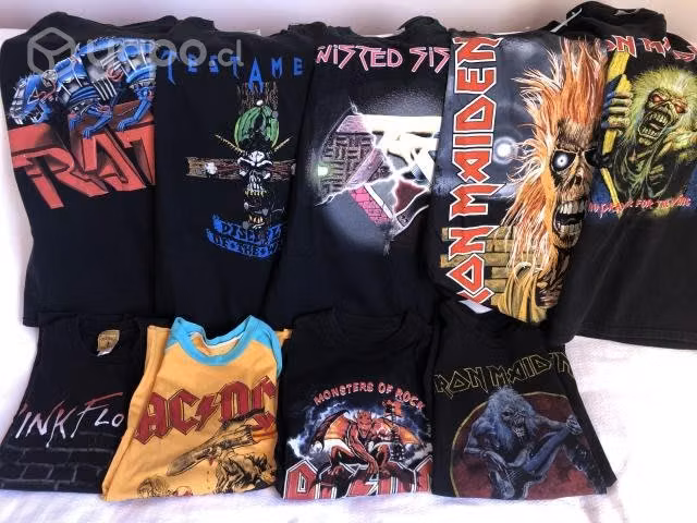Poleras rock metal