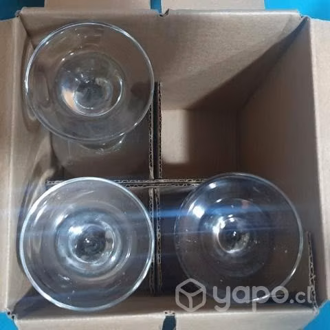 Set 4 copas grandes