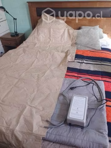 Silla de ruedas y colchón anti escaras