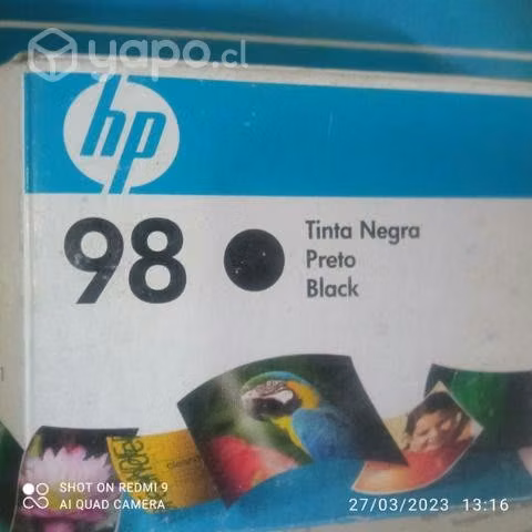 Tinta hp 98 black original