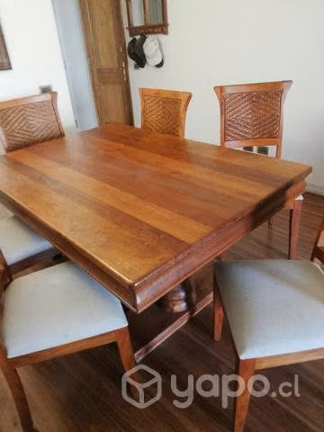 Comedor 6 sillas de roble