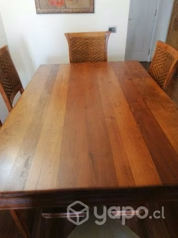 Comedor 6 sillas de roble - Imagen 3