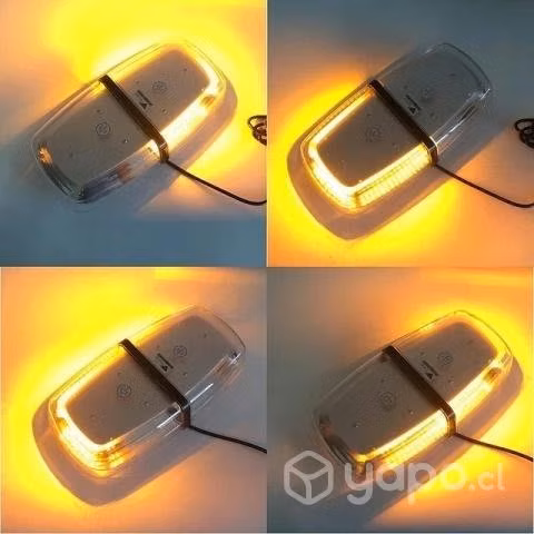 Baliza Led Estroboscopica Ambar Emergencia 12v 24v