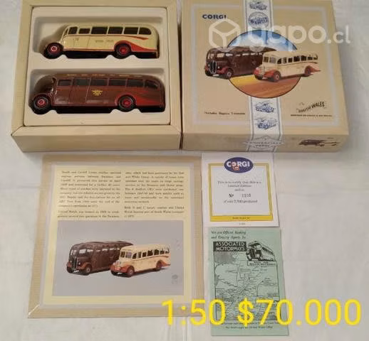 Buses clasicos escala 1:50 Siku