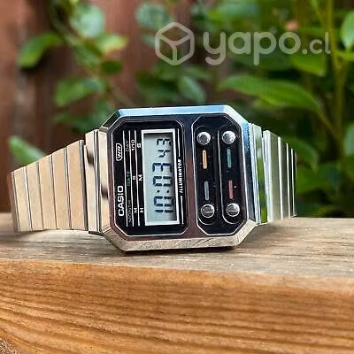 Reloj casio a100w-1a vintage nuevos