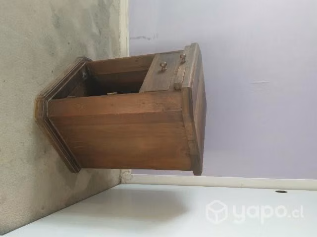 Velador sin puerta madera natural